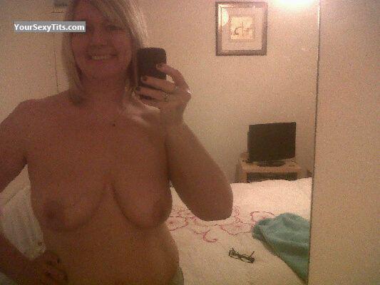 Tit Flash: My Big Tits (Selfie) - Topless Trish from United Kingdom